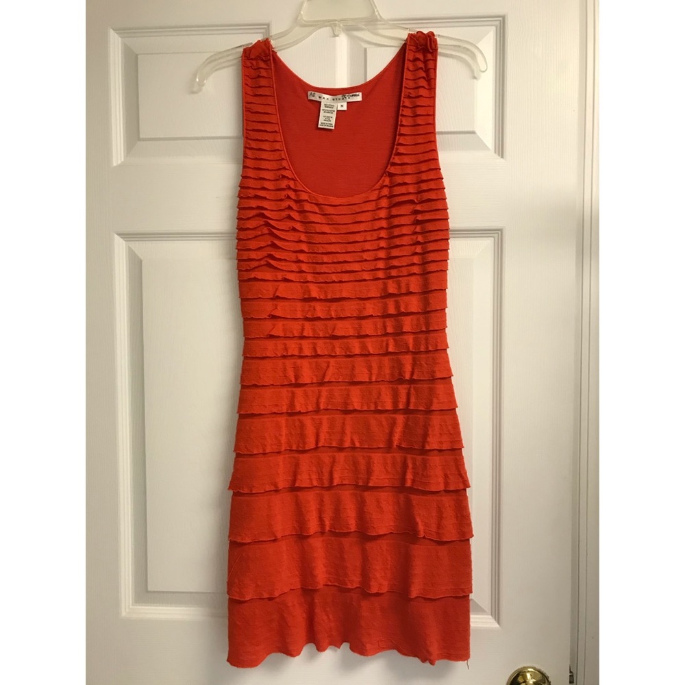 Max Studio Coral Ruffle Dress
